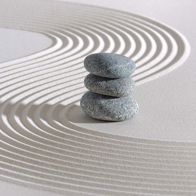 Steine übereinander gestapelt