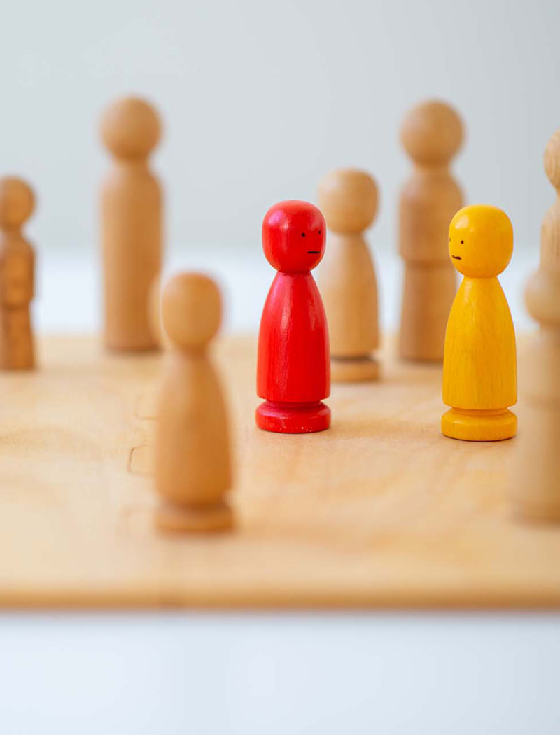 Im Einklang und geerdet sein